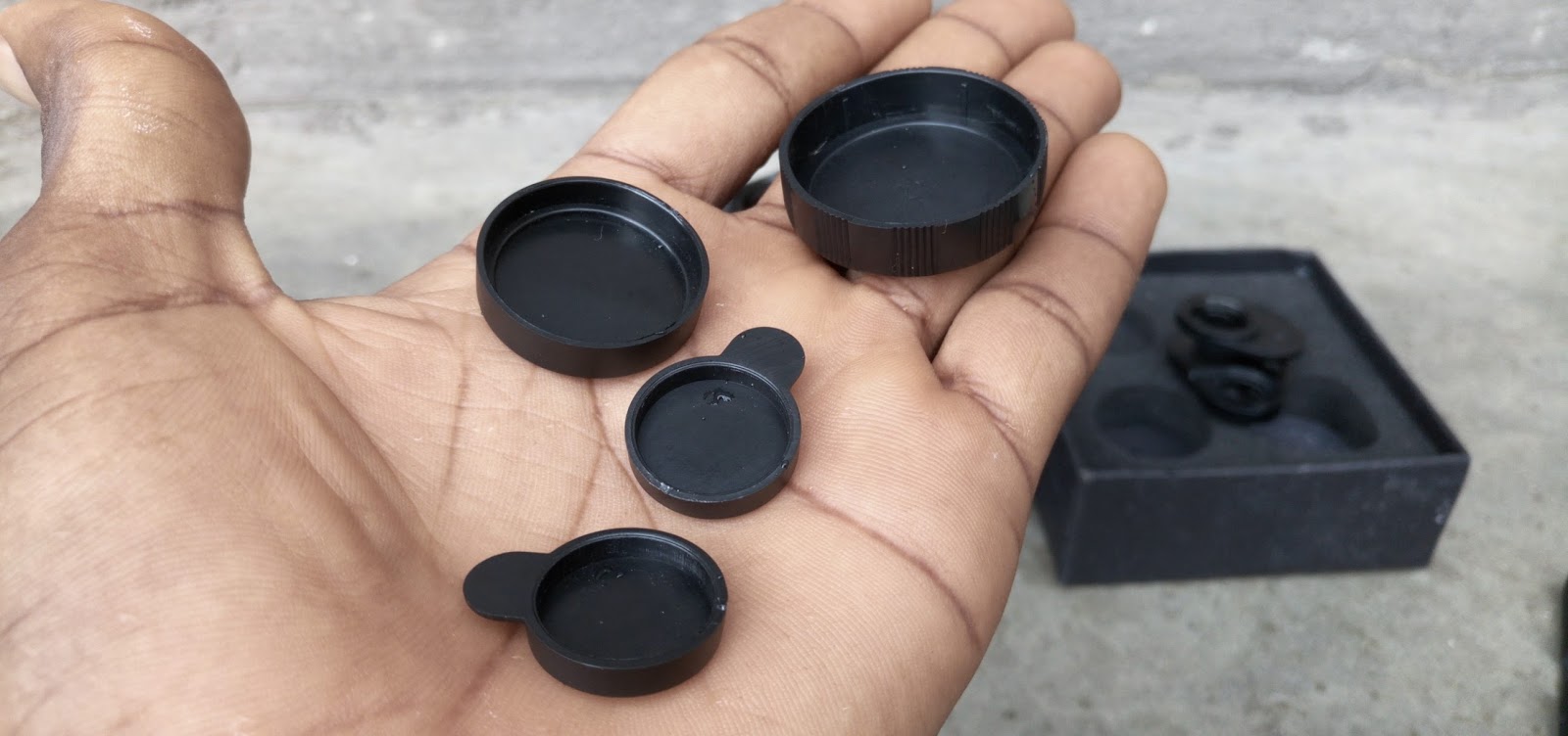 Lens caps