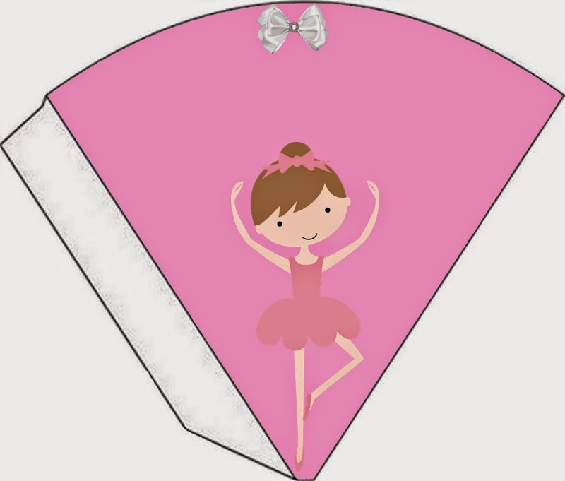 Ballet Free Printable Cones.