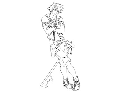 #3 Sora Coloring Page