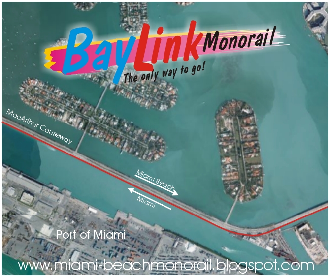 Miami Monorail Map