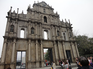 Fachada de la iglesia de San Pablo en Macao