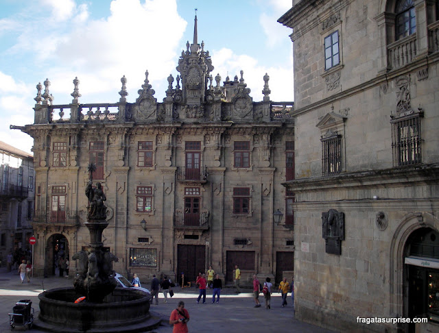 Construções medievais em Santiago de Compostela