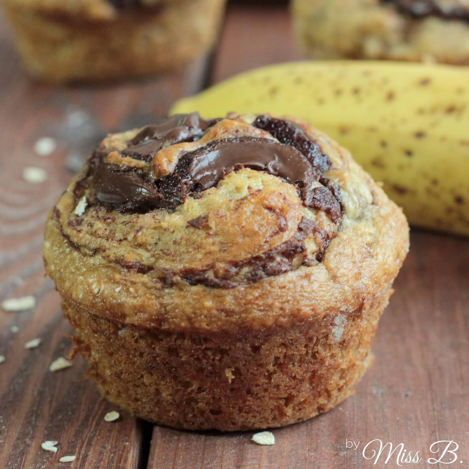 Nutella-Bananen-Muffins