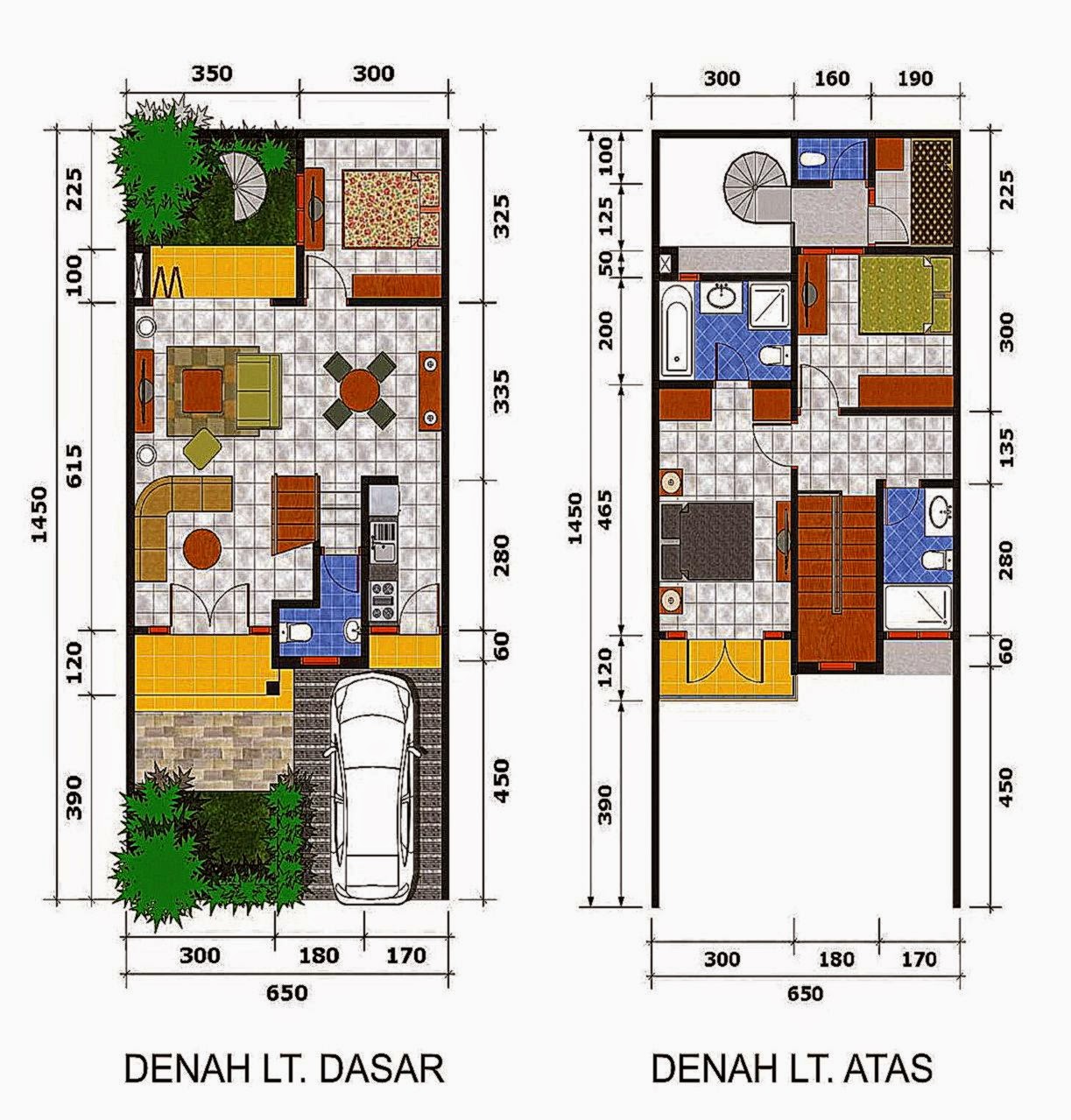 Denah Rumah Minimalis Terbaru Design Gambar 2014 Idolbuster