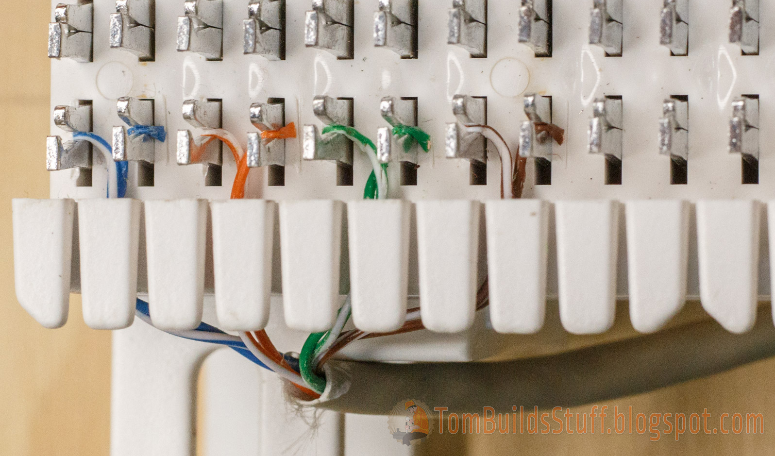 How to Wire a 4 Line Bridge with a 66 Block