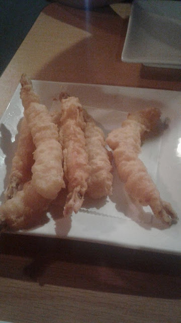 Prawn tempura from New China Restaurant
