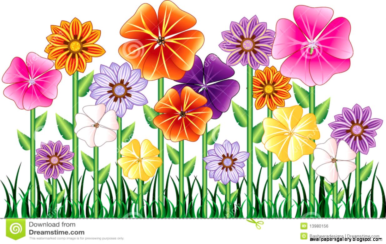 Flower Garden Clipart   Clipart Kid