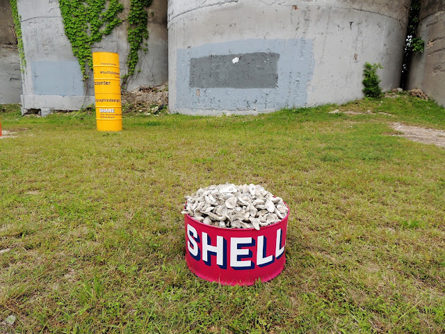Bucket of Shells (erstwhile construction material for roads)