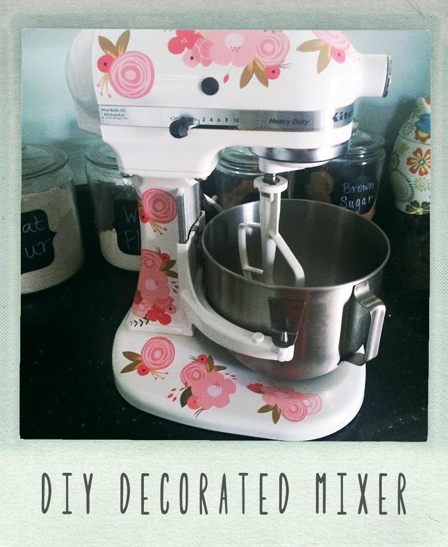 Making Happy {at home} DIY Decorated Mixer