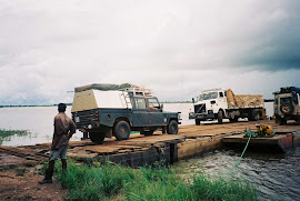 Crossing the Zambezi on route to Pemba, Mozambique