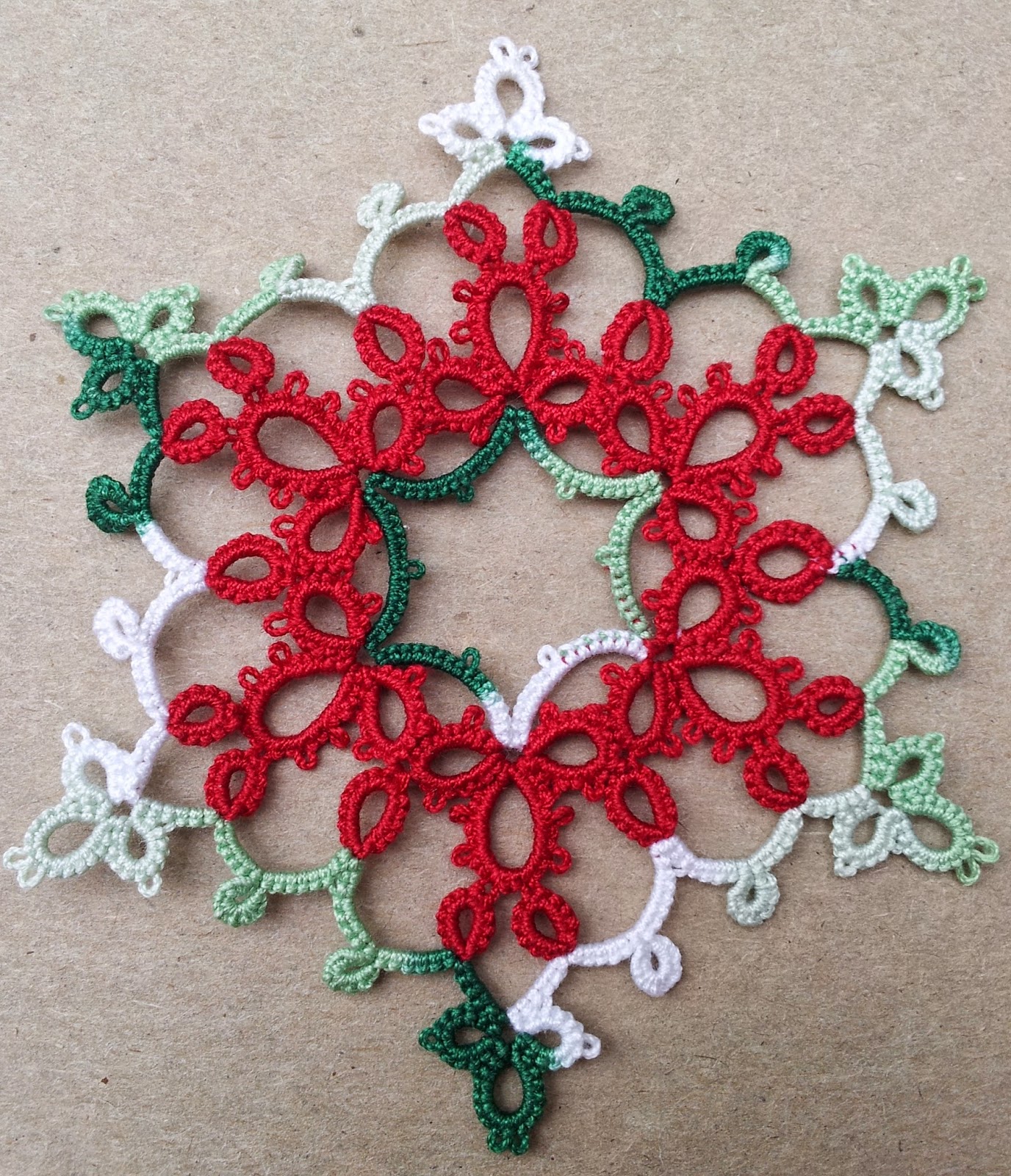 Tatting Between Words Late Christmas Tatting