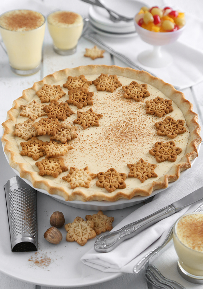 Eggnog Fruit Cocktail Pie Sprinkle Bakes
