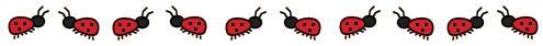 Ladybugs: Free Scrapbookin Borders.