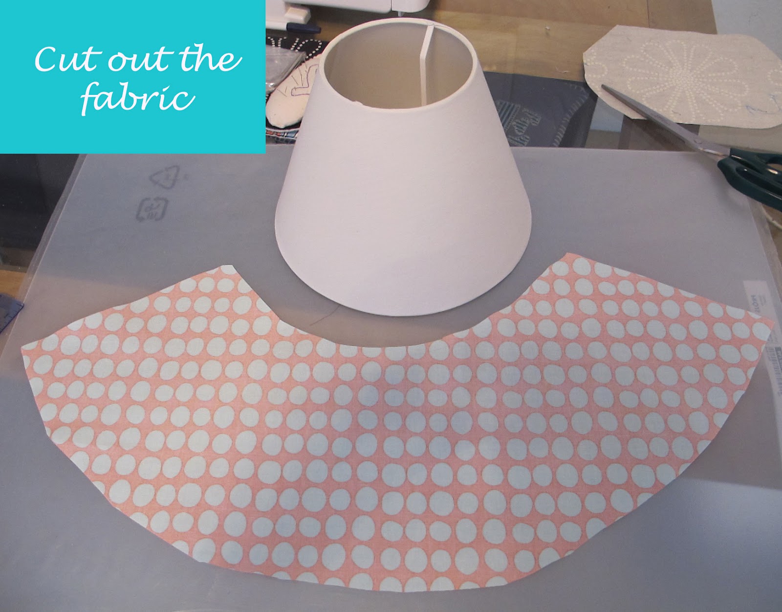 A Lampshade Crafty Sunday Tutorial, Can I Cover A Lampshade With Fabric