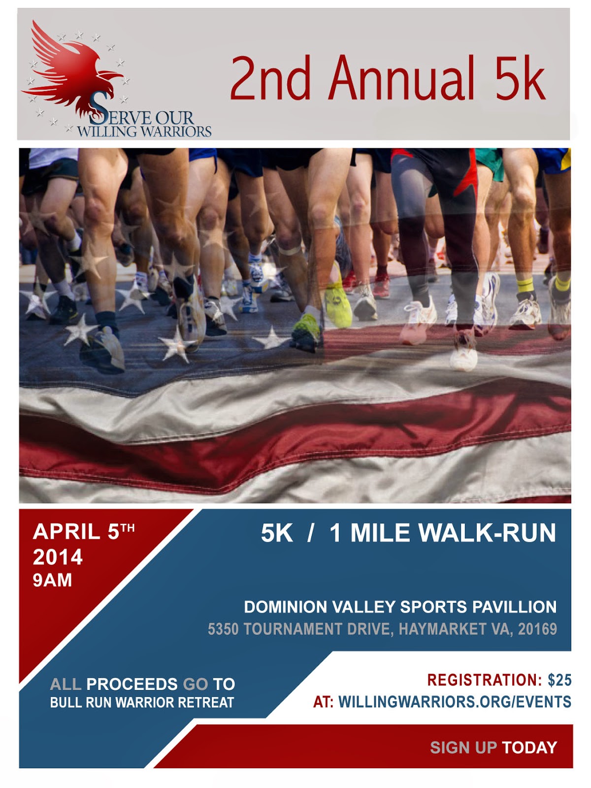 Serve Our Willing Warriors: It's Almost Here -- SOWW's 2nd Annual 5K ...