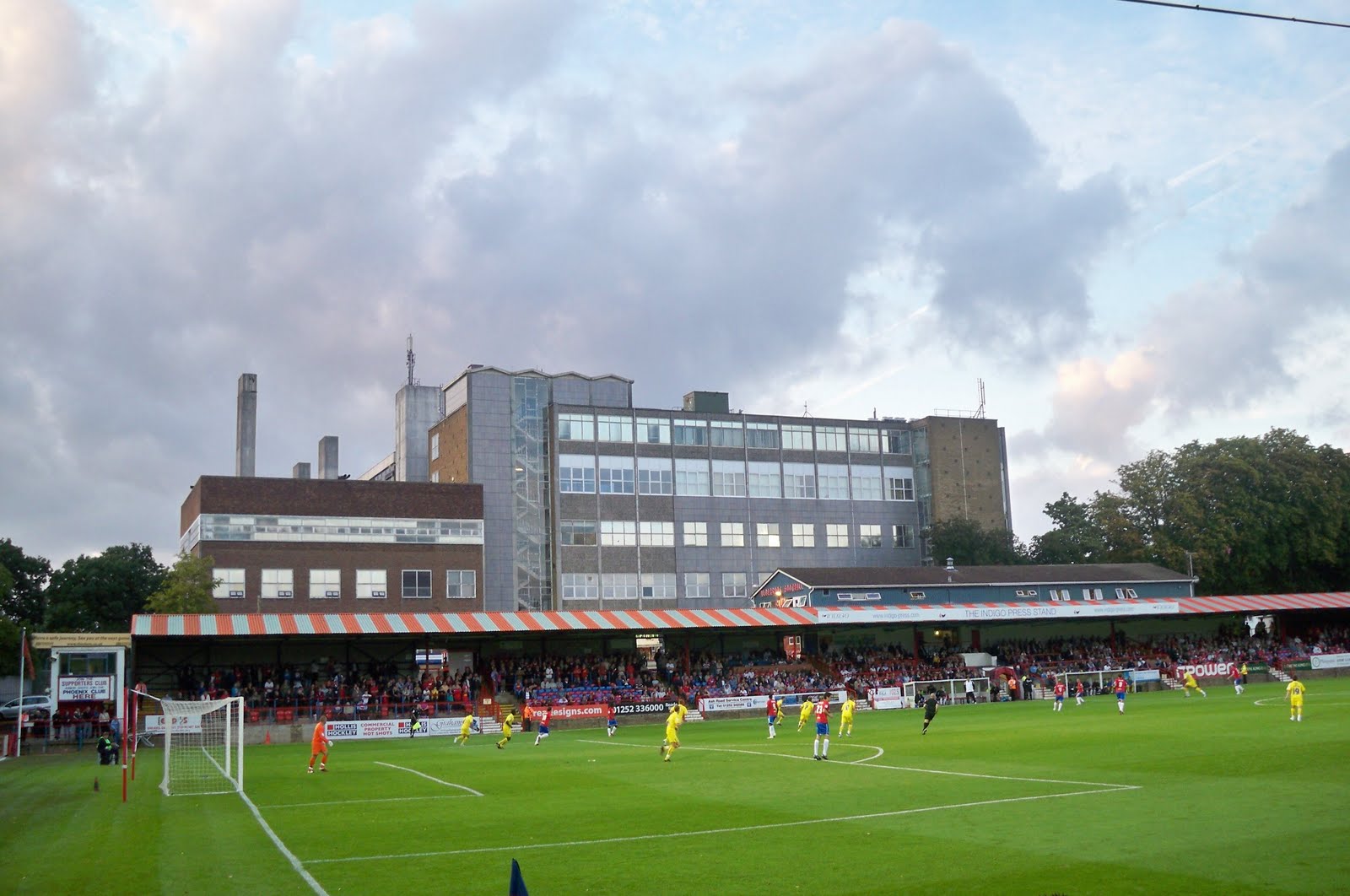 Football Grounds visited by Richard Bysouth Aldershot Town FC