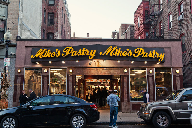 sending postcards mike's pastry