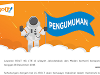 Bolt Resmi ditutup, Gimana Nasib Pelanggan??! Bolt Resmi ditutup, Gimana Nasib Pelanggan??!