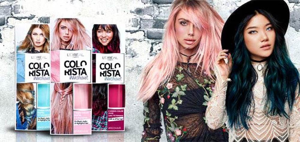 2. L'Oreal Paris Colorista Semi-Permanent Hair Color for Light Bleached or Blondes, Soft Pink - wide 1