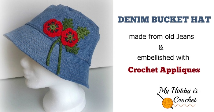 denim bucket hat pattern