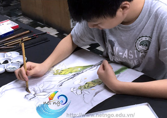 Lớp học vẽ cho thiếu nhi tại quận Bình Thạnh TP Hồ Chí Minh