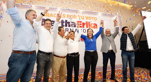 Martha Erika Alonso le gana a Miguel Barbosa por 124 mil votos, según cómputo