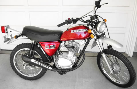 1975 Honda xl 100 sale #5