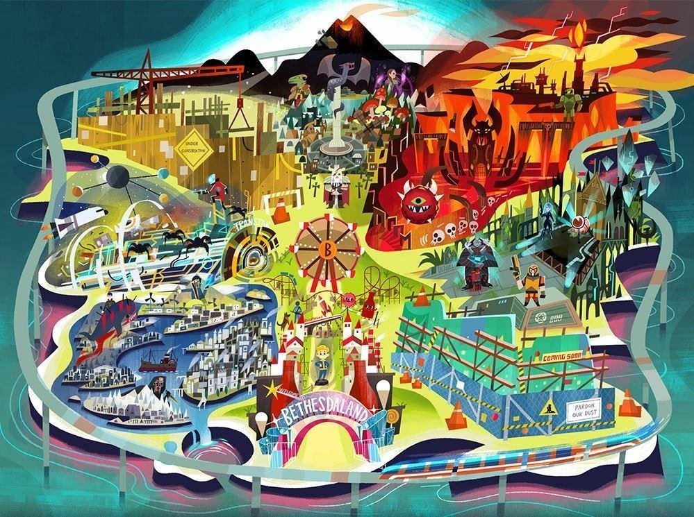 At Darren's World of Entertainment Bethesda E3 2017 live stream