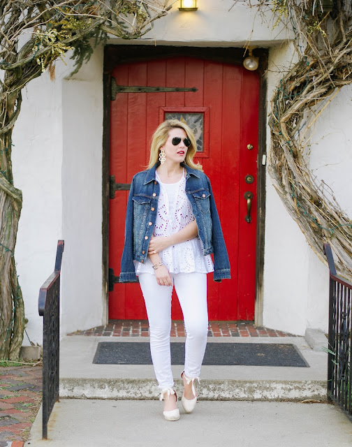 Summer Wind All White + Jean Jacket