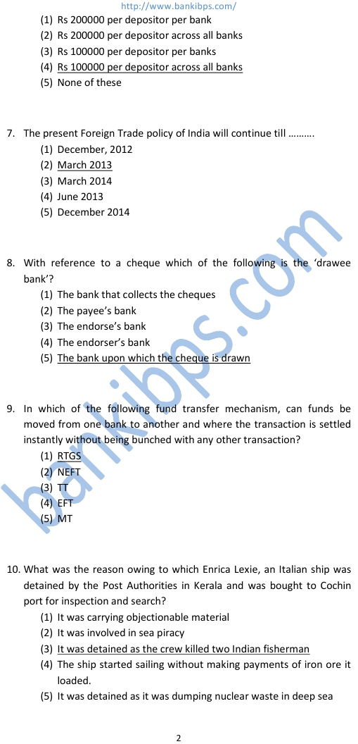 ibps solved question papers for po