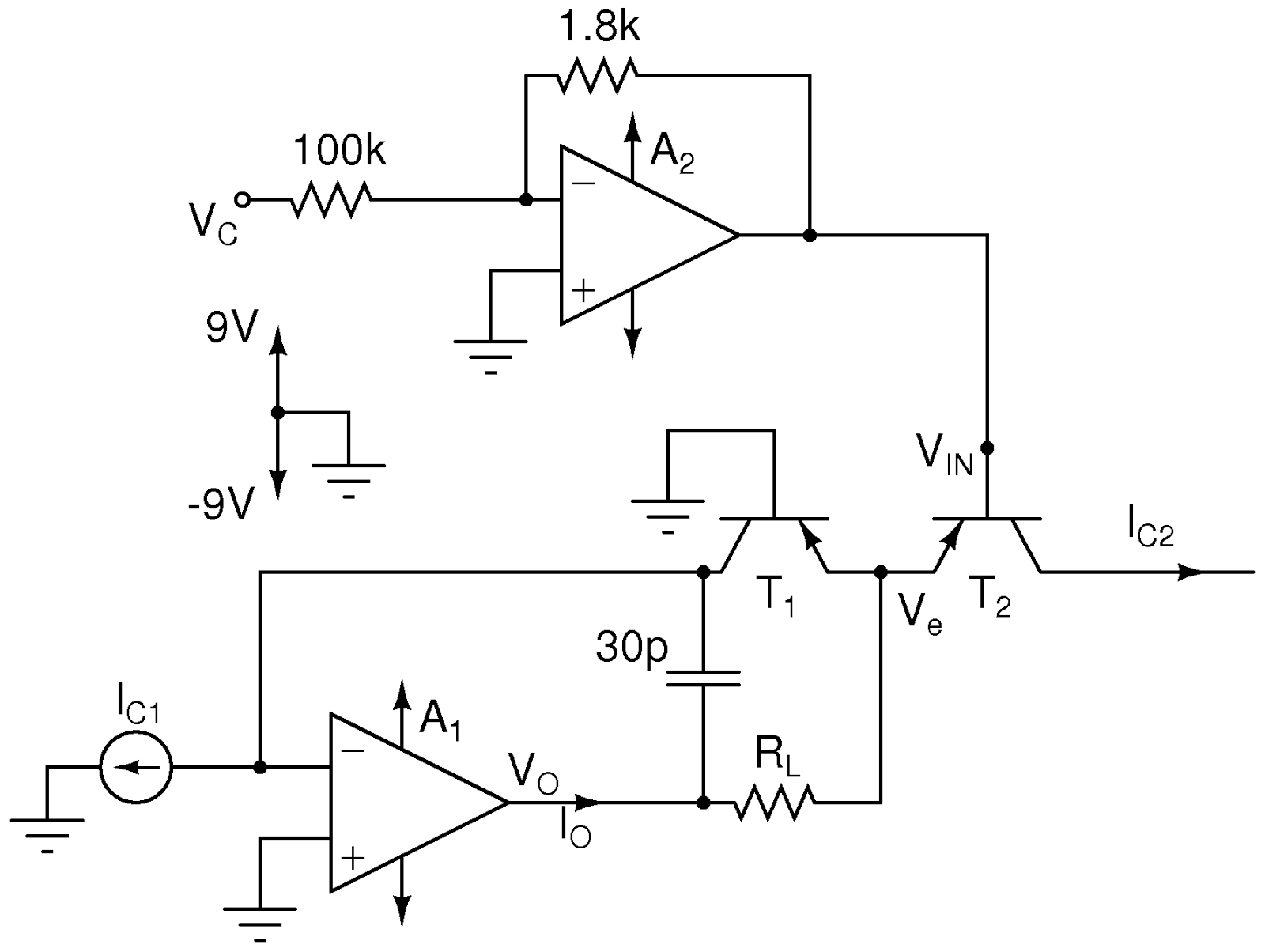 Electronics Evolution Logarithmic Converter, Control Voltage to