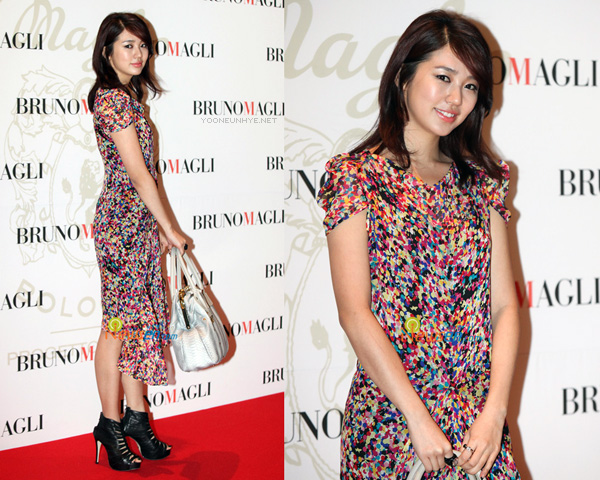 Gallianmachi Yoon Eun Hye Dalam Bruno Magli Fashion Show