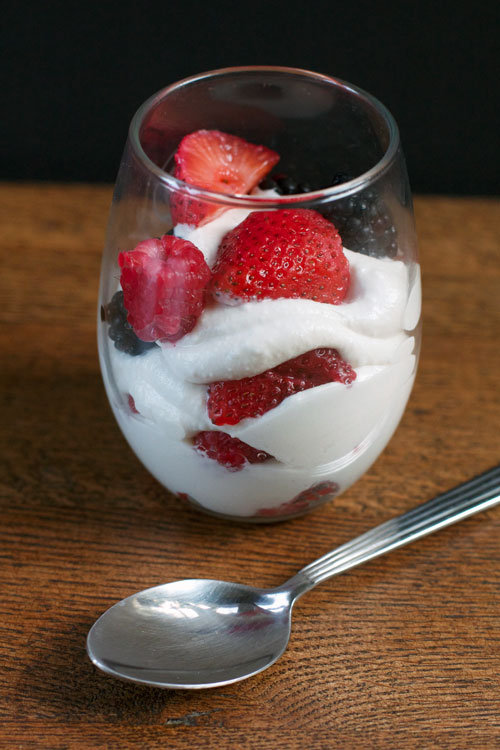 A Less Processed Life What's For Dessert Fresh Berry and Coconut