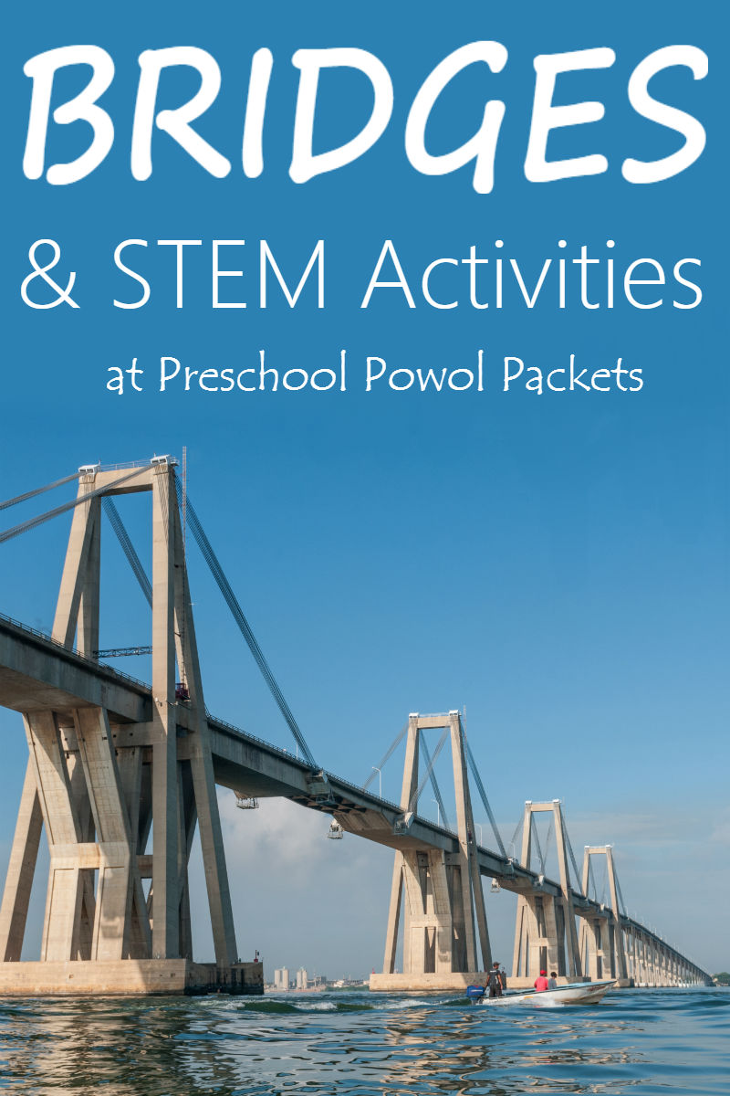 Bridge Challenge & STEM Activities Preschool Powol Packets