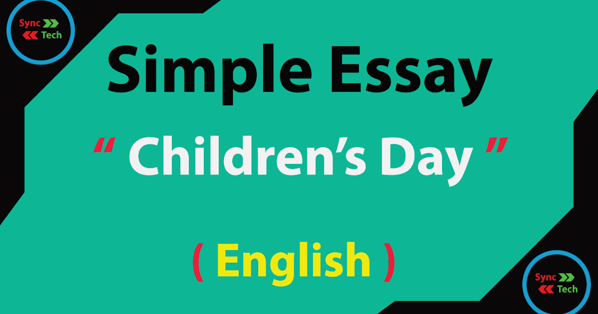 Essay on children's day in 150 words image