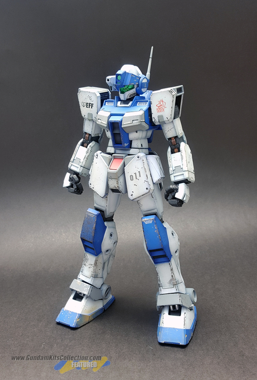 Painted Build: MG 1/100 GM Sniper II White Dingo Team Custom - Gundam ...