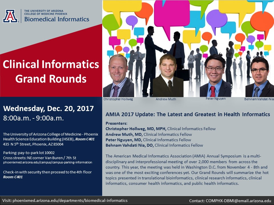 University Of Arizona Banner Health Clinical Informatics Fellows