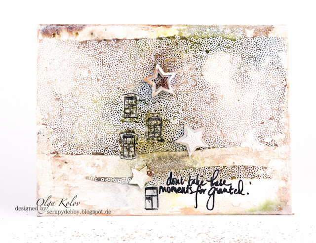 @olgakolov #canvas #mixedmedia #UWS #stars @lindys