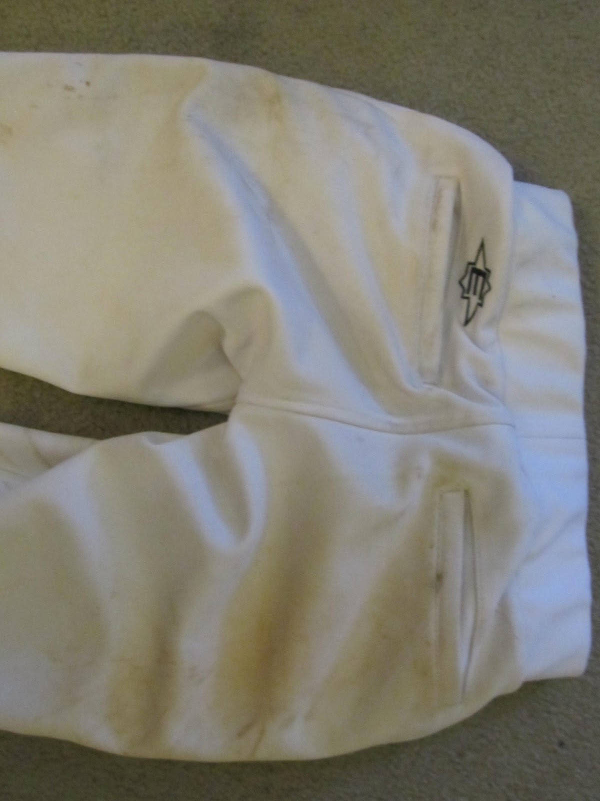 Crandallation Make it Monday White softball pants