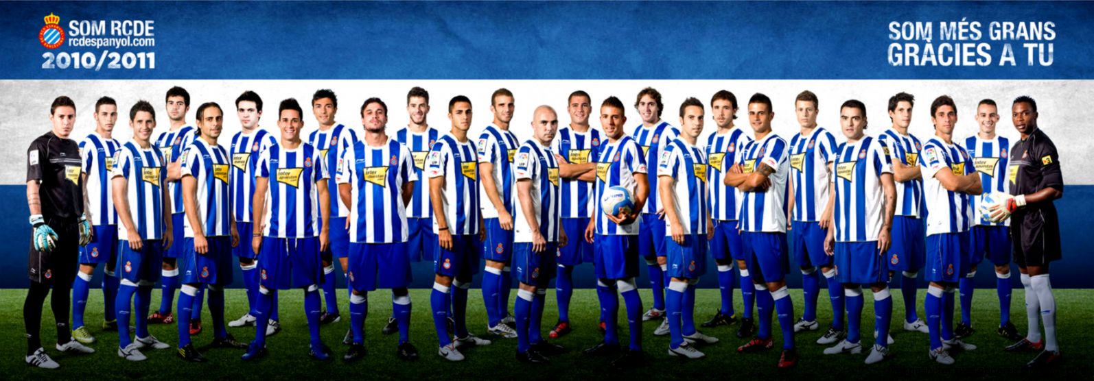 Football Wallpaper Rcd Espanyol Team Squad