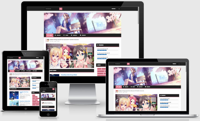 Sakura v2.2 Anime Responsive Blogger Templates
