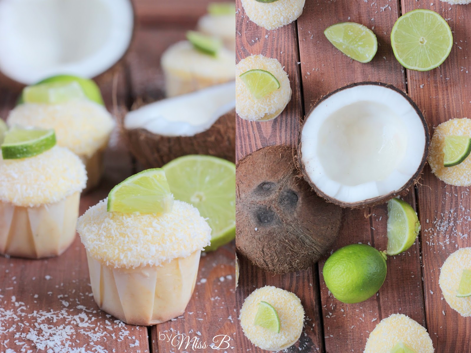 Sommerliche Kokos-Limetten-Cupcakes Sommerliche Kokos-Limetten-Cupcakes
