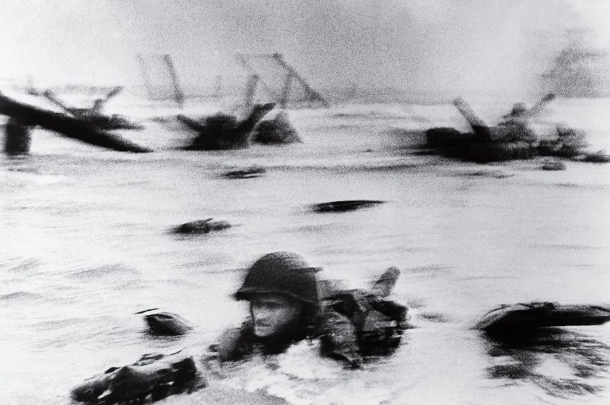 Top 100 Of The Most Influential Photos Of All Time - D-Day, Robert Capa, 1944