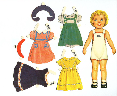 paper doll clipart free - photo #47