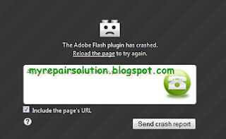 adobe flash plugin crash