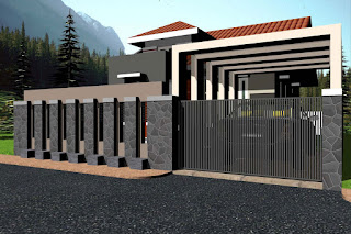 gambar model pagar rumah minimalis