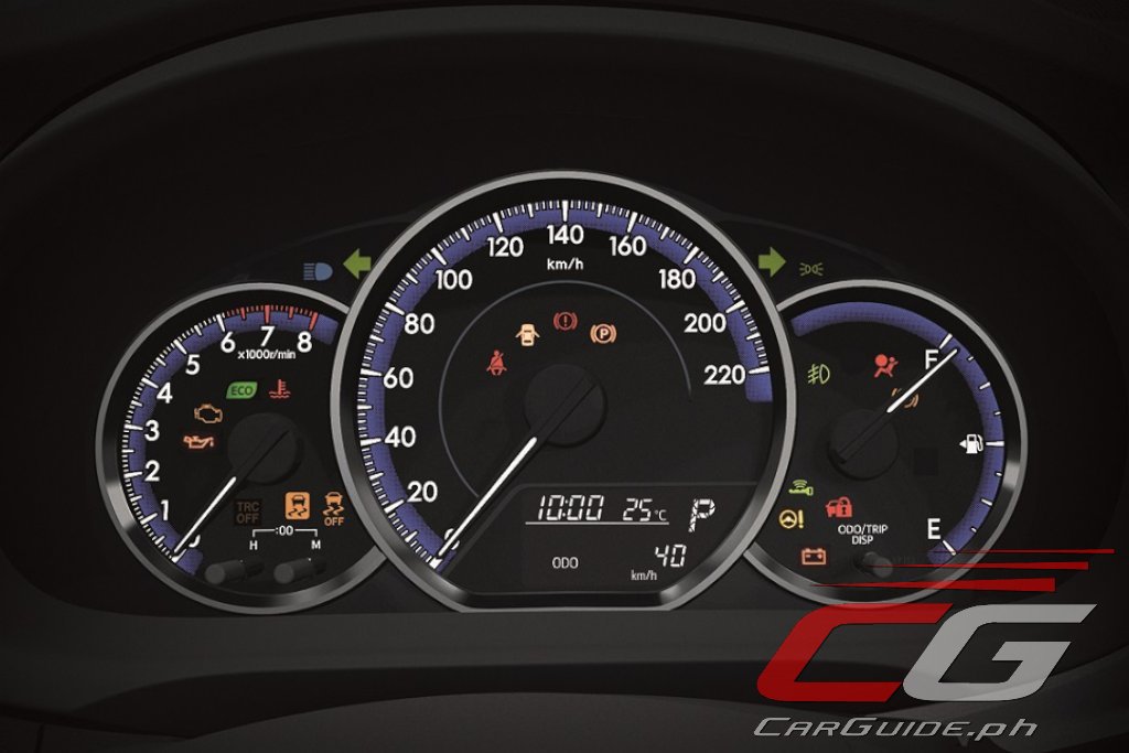 Toyota Yaris Dashboard Signs