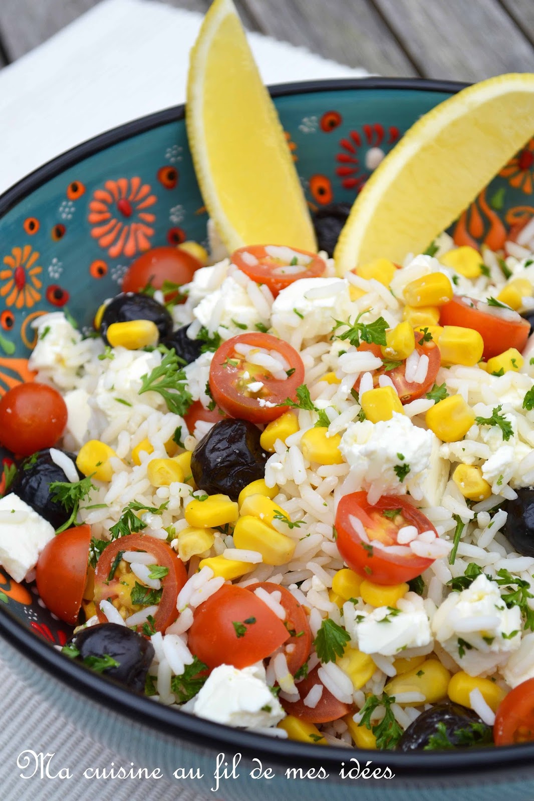 Ma Cuisine Au Fil De Mes Idees Salade De Riz Aux Tomates