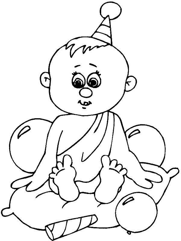 baby boy coloring pages - photo #11