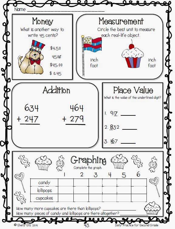 Smiling and Shining in Second Grade: Common Core Math and Language Arts